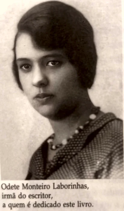 Retrato fotográfico de Odete Monteiro, irmã do escritor